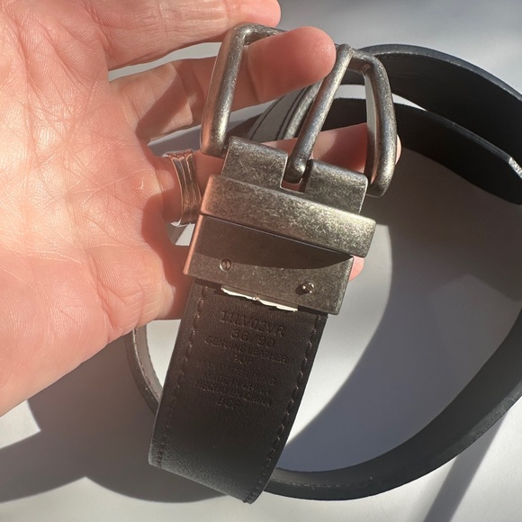 Men's Black Leather Belt - Levi’s - Picture 4 of 6